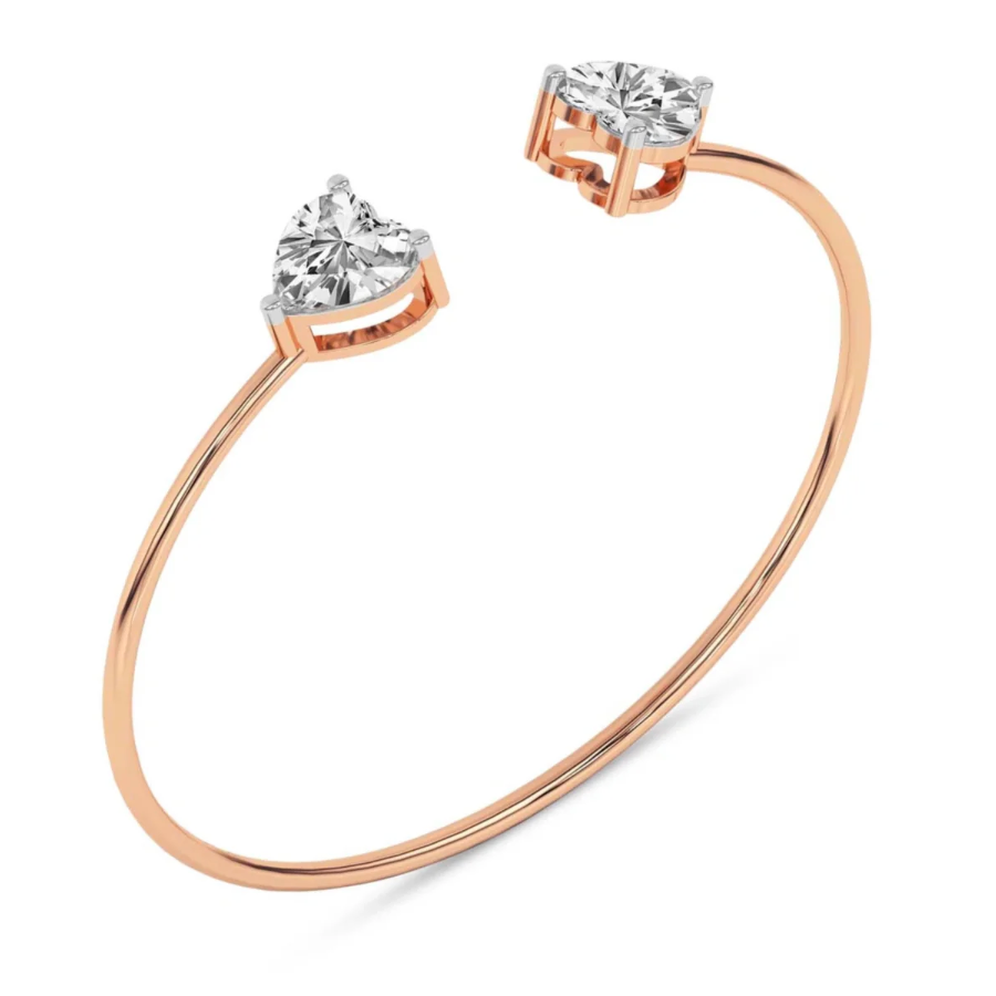 Amoura Heart Flexi Lab Bangle-armband