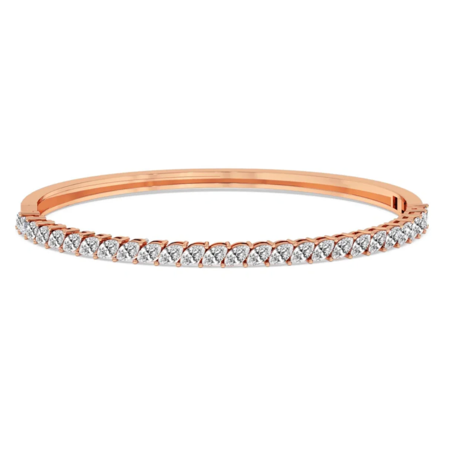 Tear Of Light Marquise Lab-armbånd med åbning